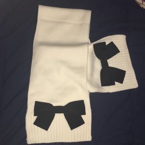 Black and white Kate Spade scarf
